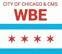 Chicago's Minority and Women-owned Business (M/WBE) logo